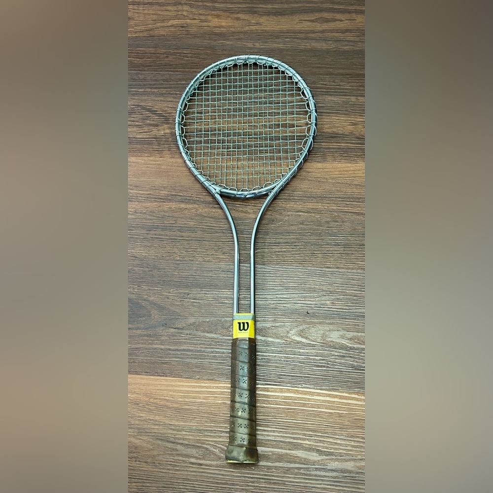 Wilson T2000 Wire Wrapped Vintage Aluminum Metal Tennis Racket Made In USA
